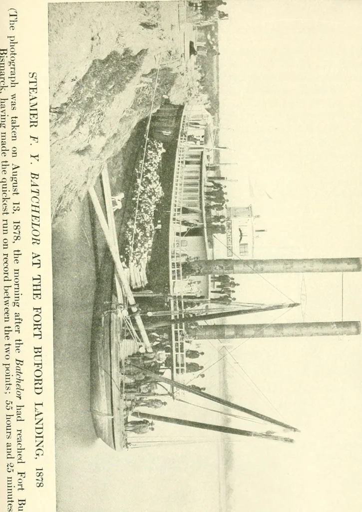 An illustration from The conquest of the Missouri; being the story of the life and exploits of Captain Grant Marsh, 1909, leaf 472