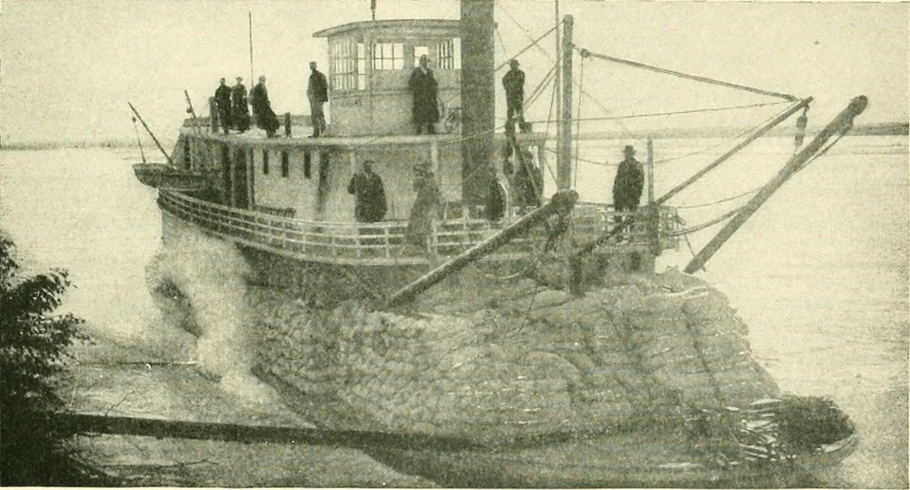 An illustration from The conquest of the Missouri; being the story of the life and exploits of Captain Grant Marsh, 1909, leaf 54
