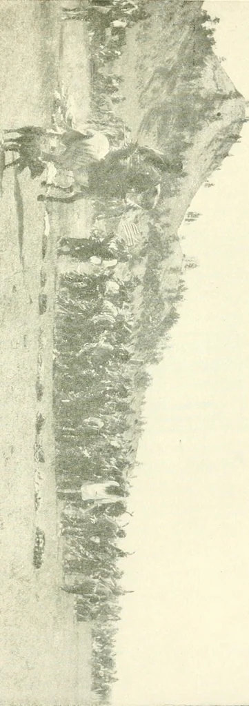 An illustration from The conquest of the Missouri; being the story of the life and exploits of Captain Grant Marsh, 1909, leaf 98