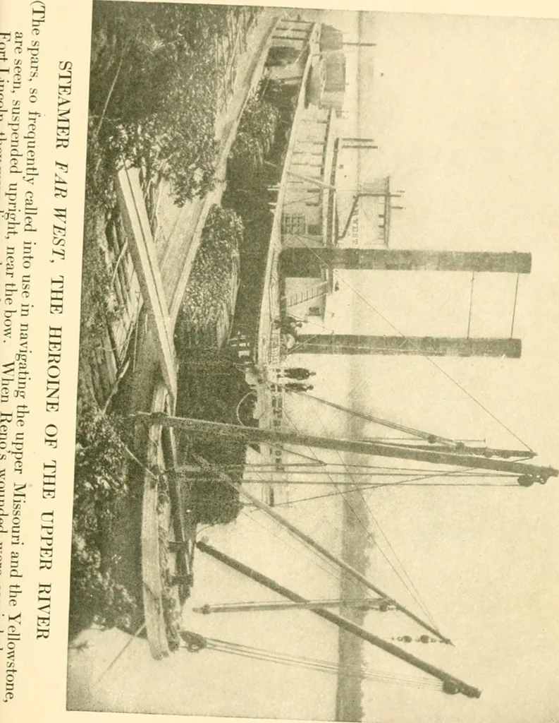 An illustration from The conquest of the Missouri; being the story of the life and exploits of Captain Grant Marsh, 1909, leaf 288
