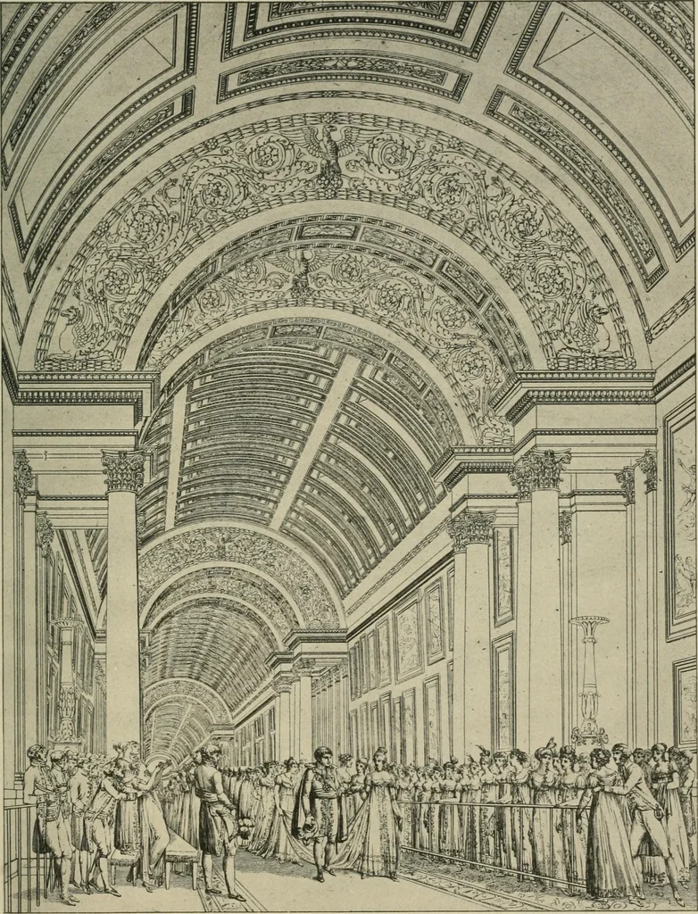 An illustration from Les conquêtes artistiques de la révolution et de l'empire; reprises et abandons des Alliés en 1815, leurs conséquences sur les Musées d'Europe, 1902, leaf 110