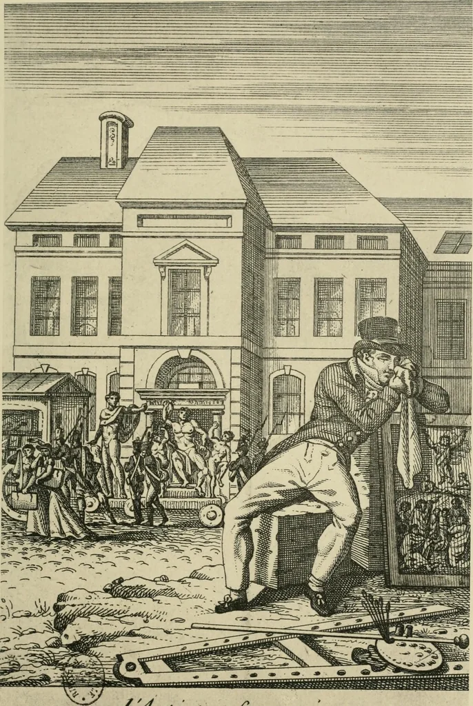 An illustration from Les conquêtes artistiques de la révolution et de l'empire; reprises et abandons des Alliés en 1815, leurs conséquences sur les Musées d'Europe, 1902, leaf 220