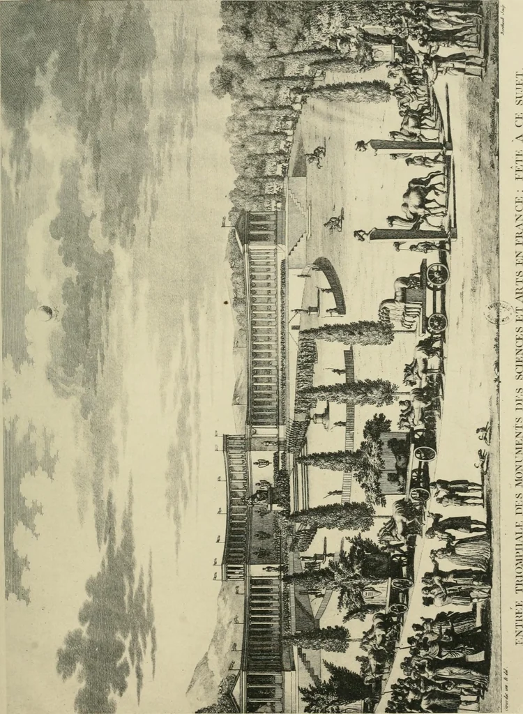 An illustration from Les conquêtes artistiques de la révolution et de l'empire; reprises et abandons des Alliés en 1815, leurs conséquences sur les Musées d'Europe, 1902, leaf 64