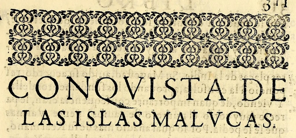 An illustration from Conquista de las islas Malucas., 1609, leaf 329