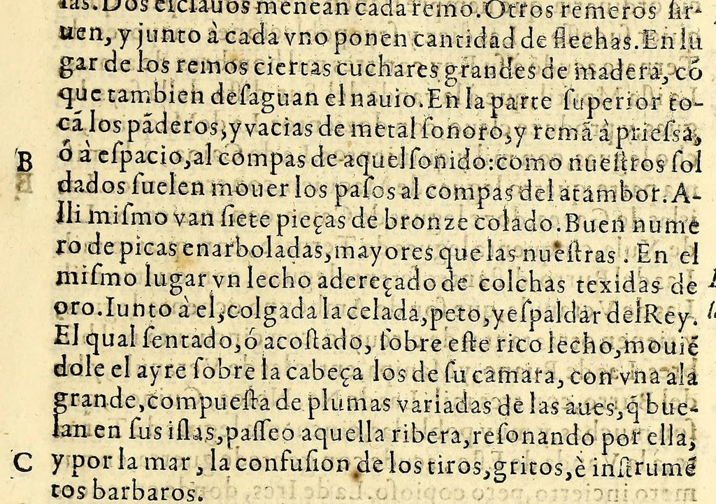 An illustration from Conquista de las islas Malucas., 1609, leaf 97