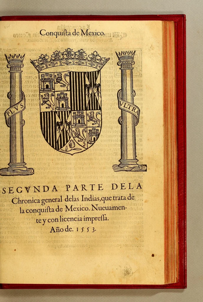 An illustration from Conquista de Mexico. : secunda parte dela chronica general delas Indias, que trata de la conquista de Mexico, 1553, leaf 253