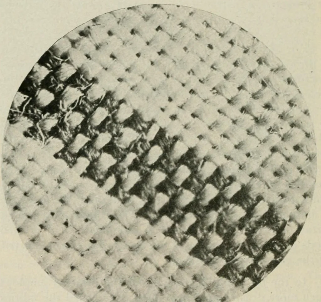 An illustration from The conservation of textiles, 1921, leaf 128