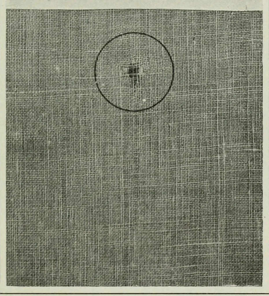 An illustration from The conservation of textiles, 1921, leaf 73