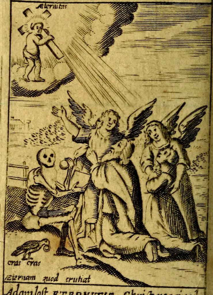 An illustration from The considerations of Drexelius upon eternity, 1716, leaf 181