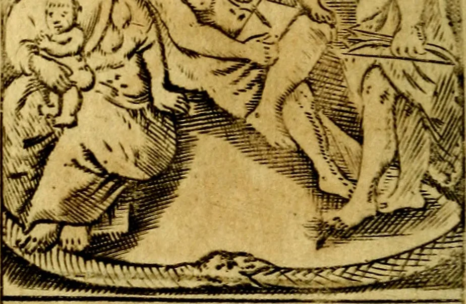 An illustration from The considerations of Drexelius upon eternity, 1716, leaf 25