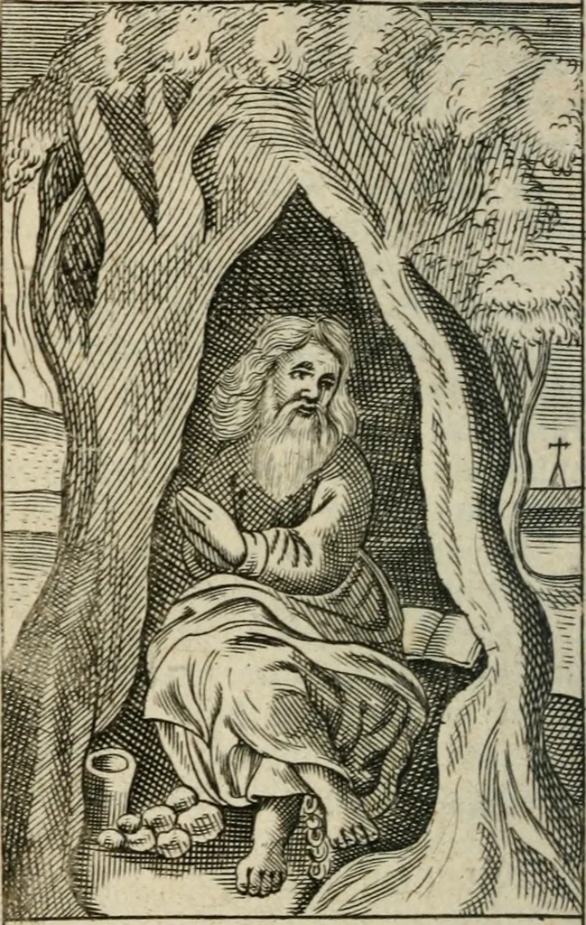 An illustration from The considerations of Drexelius upon eternity, 1689, leaf 149