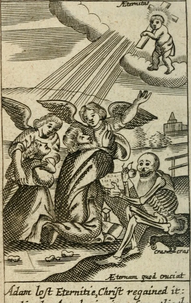 An illustration from The considerations of Drexelius upon eternity, 1689, leaf 183