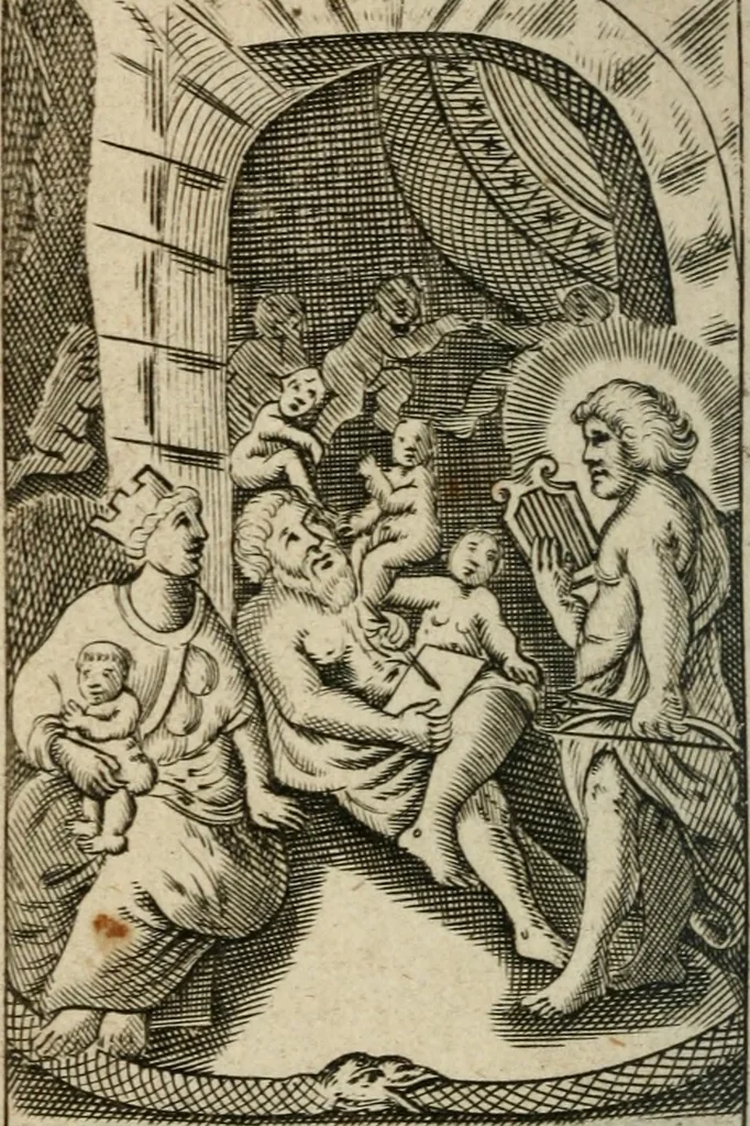 An illustration from The considerations of Drexelius upon eternity, 1689, leaf 27
