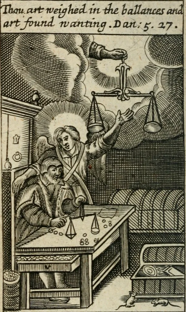 An illustration from The considerations of Drexelius upon eternity, 1689, leaf 67