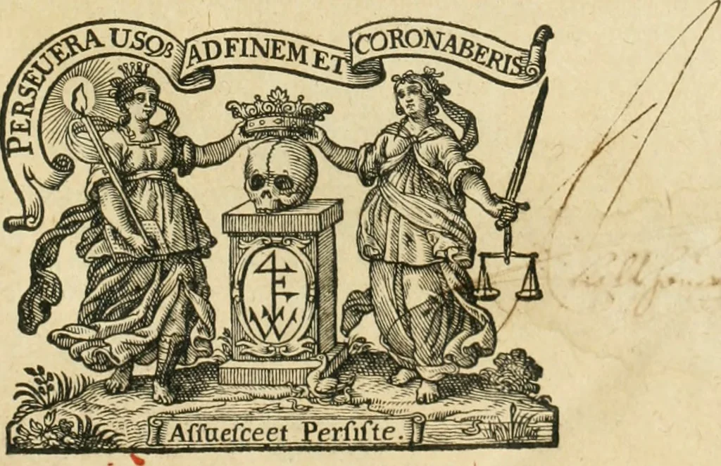 An illustration from Consiliorum. Studio & operâ collectorum .., 1649, leaf 4