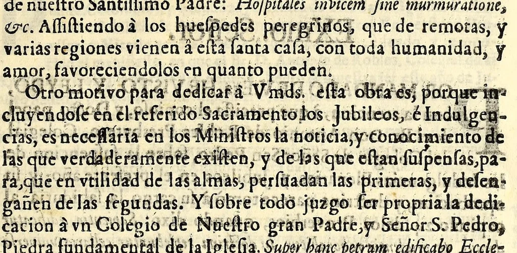 An illustration from Consistencia de el jubileo maximo de el ano [sic] santo, y de la suspension de indulgencias dentro de el. : Respuesta a las proposiciones de vn anonymo, que se dedica al exemplar, y apostolico colegio del gran padre, y principe de la iglesia vniversal el señor S. Pedro., 1700, leaf 11