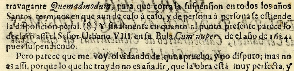 An illustration from Consistencia de el jubileo maximo de el ano [sic] santo, y de la suspension de indulgencias dentro de el. : Respuesta a las proposiciones de vn anonymo, que se dedica al exemplar, y apostolico colegio del gran padre, y principe de la iglesia vniversal el señor S. Pedro., 1700, leaf 14