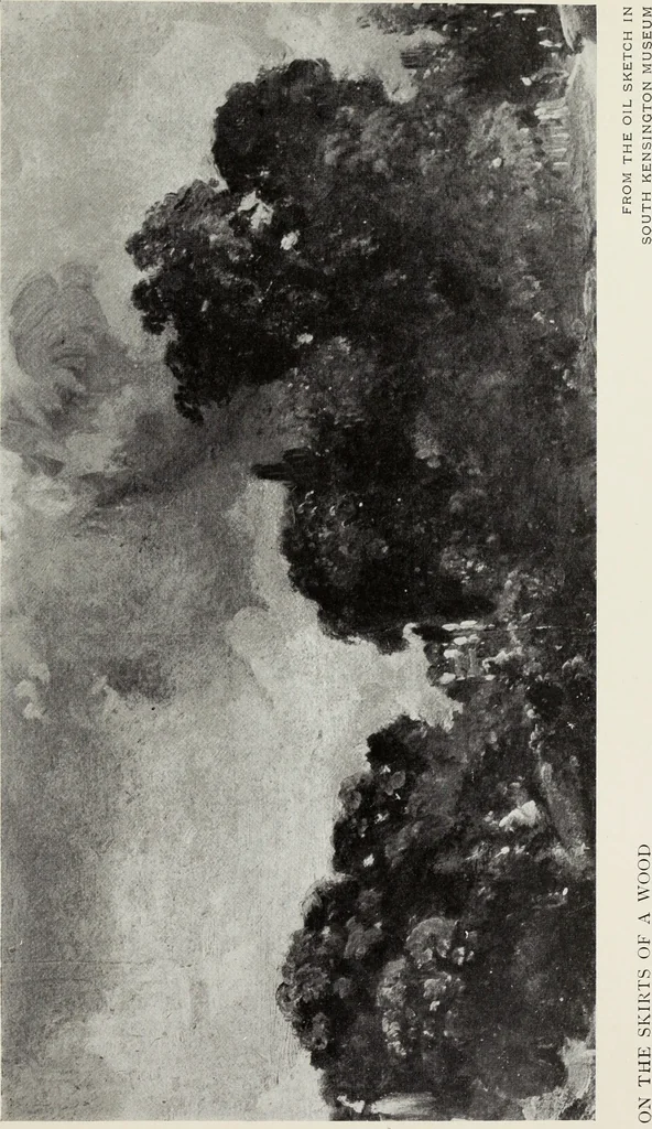 An illustration from Constable's sketches in oil & water colours, 1904, leaf 102