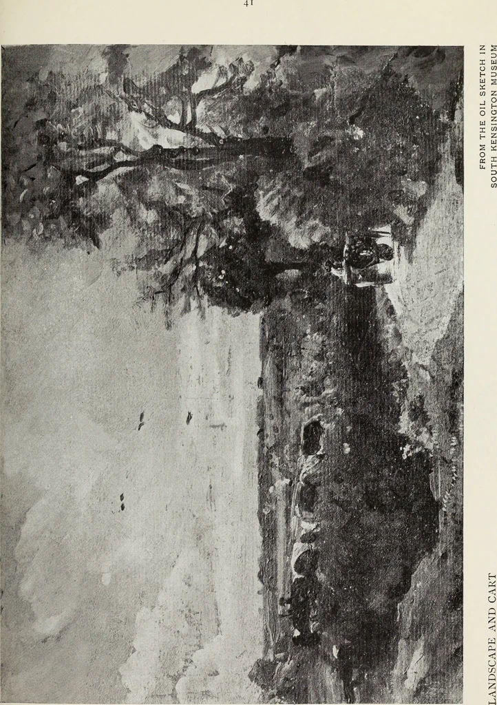 An illustration from Constable's sketches in oil & water colours, 1904, leaf 104