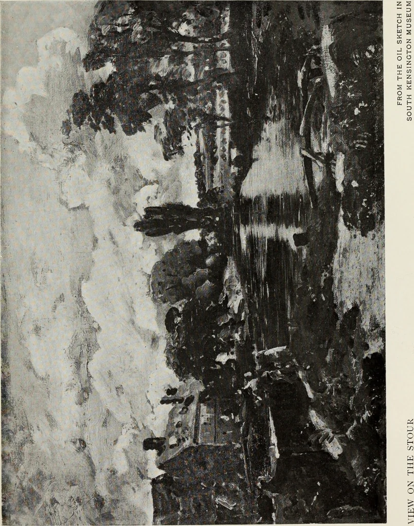 An illustration from Constable's sketches in oil & water colours, 1904, leaf 110