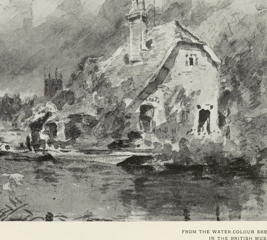 An illustration from Constable's sketches in oil & water colours, 1904, leaf 140