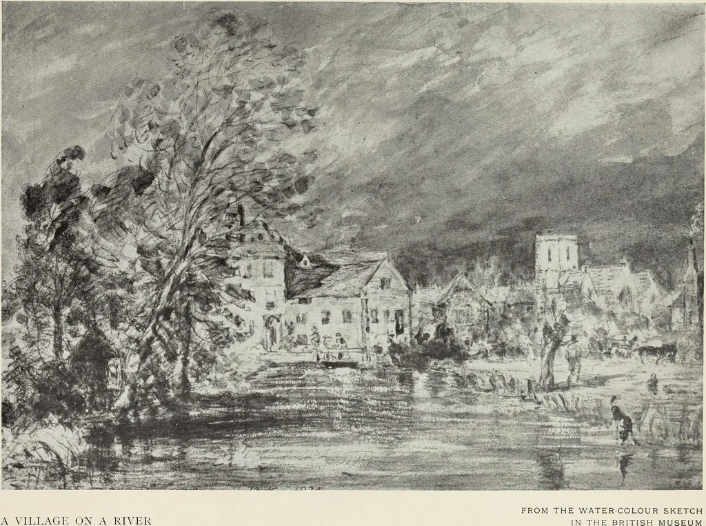 An illustration from Constable's sketches in oil & water colours, 1904, leaf 146