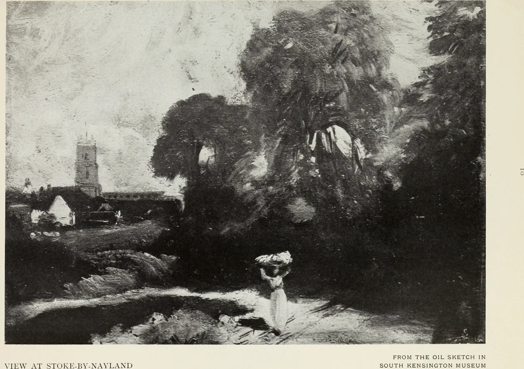 An illustration from Constable's sketches in oil & water colours, 1904, leaf 40