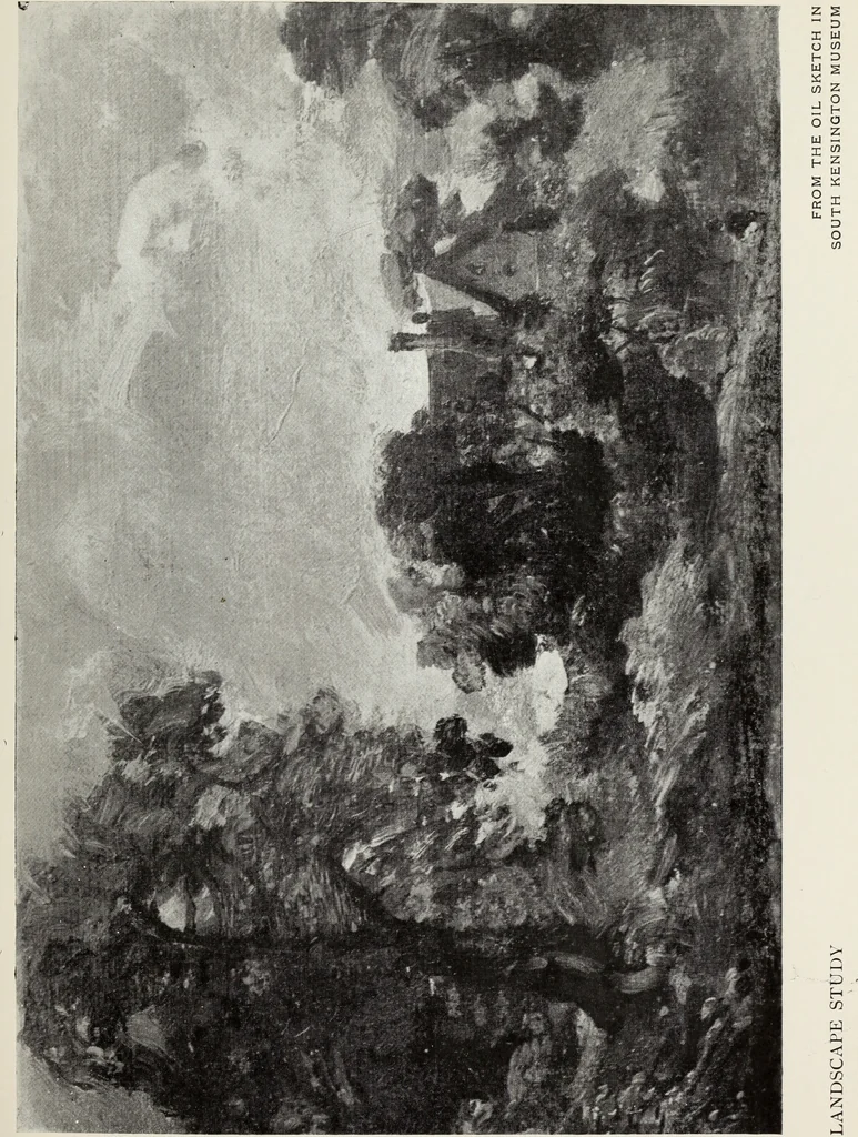 An illustration from Constable's sketches in oil & water colours, 1904, leaf 94