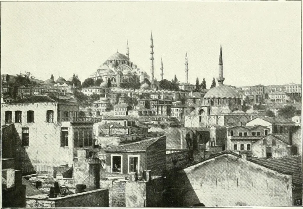 An illustration from Constantinople, 1913, leaf 144