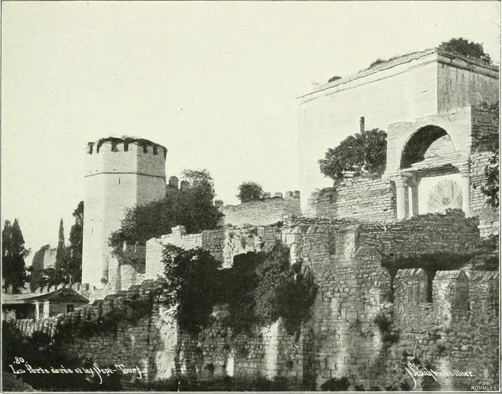 An illustration from Constantinople, 1913, leaf 98