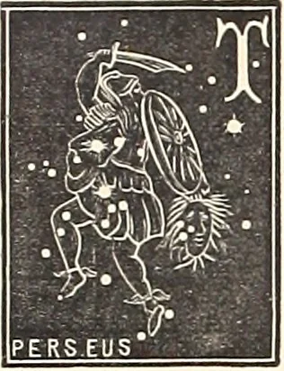 An illustration from The constellations and how to find them; 13 maps, showing the position of the constellations in the sky during each month of any year. A popular and simple guide to a knowledge of the starry heavens, with introduction, general explanations, and a separate description of each map, 1887, leaf 27