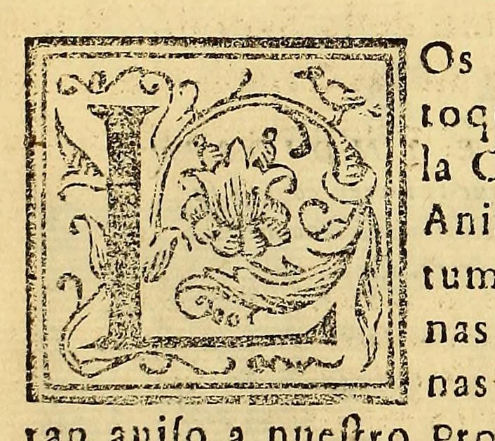 An illustration from Constituciones synodales del Arçobispado de los Reyes en el Piru. Hechas y ordenadas por el illustrissimo y reverendissimo señor don Bartholome Lobo Guerrero arçobispo de la dicha ciudad de los Reyes del Consejo de su Magestad. Y publicadas en la synodo diocesana que su señoria illustrissima celebro en la dicha ciudad en el año del Señor de 1613., 1614, leaf 52