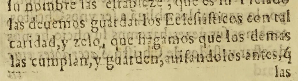 An illustration from Constituciones synodales, 1677, leaf 38