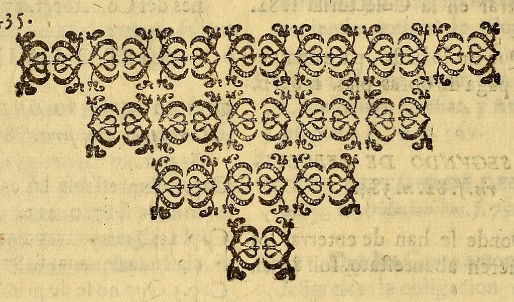 An illustration from Constituciones synodales, del Obispado de Arequipa. Hechas, y ordenadas por el ilustrissimo y reuerendissimo señor doctor don Antonio de Leon su obispo, del consejo de su Majestad. En la synodo diocessana que celebro año de 1684., 1688, leaf 232