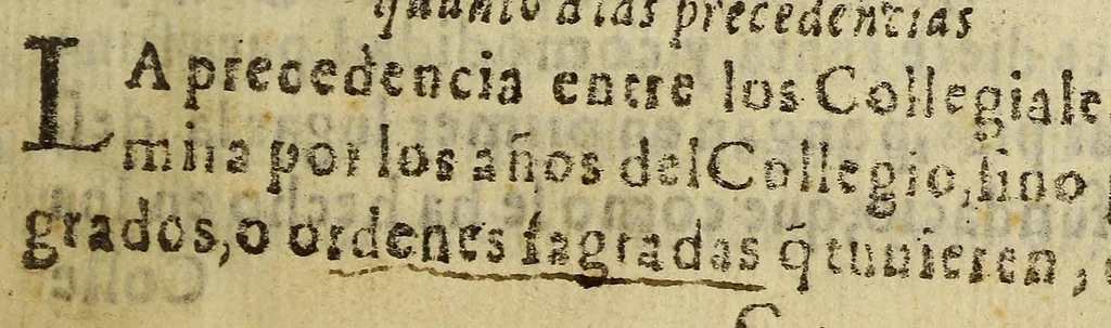 An illustration from Constituciones, y ordenanças del Collegio de San Iuan Evangelista desta Ciudad de los Angeles, : que fundo el bachiller Iuan Larios, beneficiado de Acatlan., 1644, leaf 25