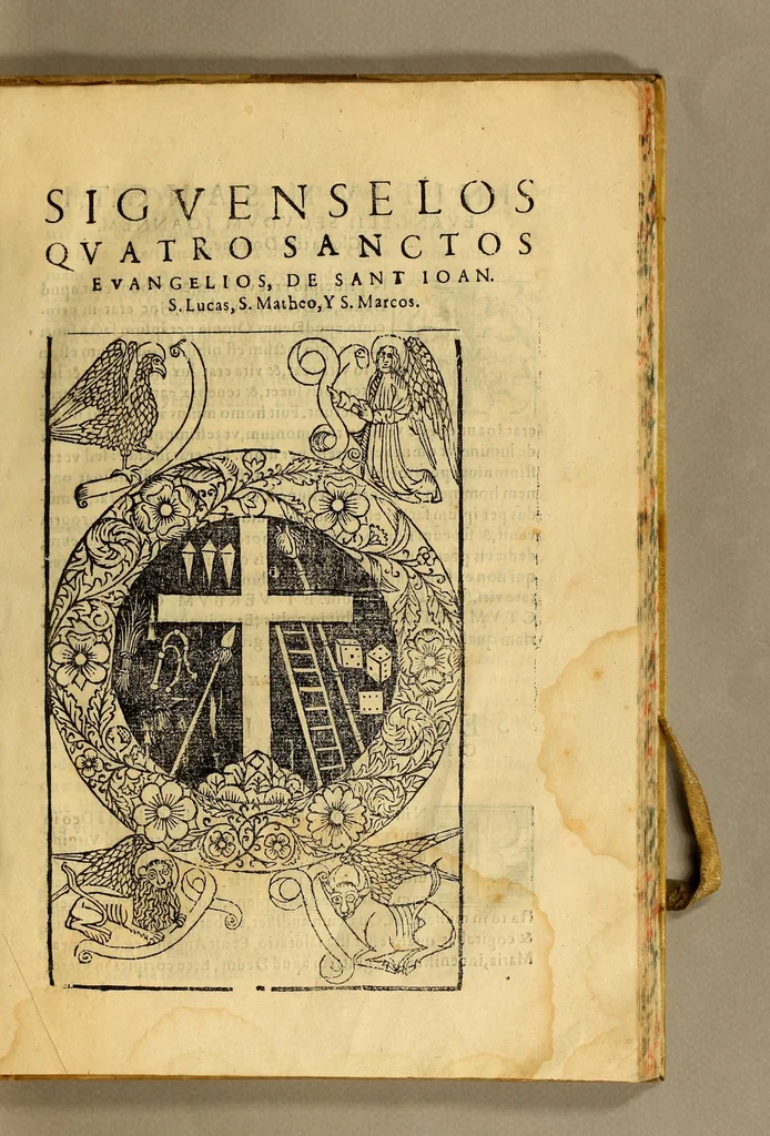 An illustration from Constituciones y ordenanças de la Vniuersidad, y Studio General de la Ciudad de los Reyes del Piru, 1602, leaf 21