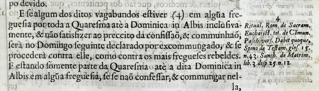 An illustration from Constituiçoẽs synodaes do bispado do Porto, 1690, leaf 145