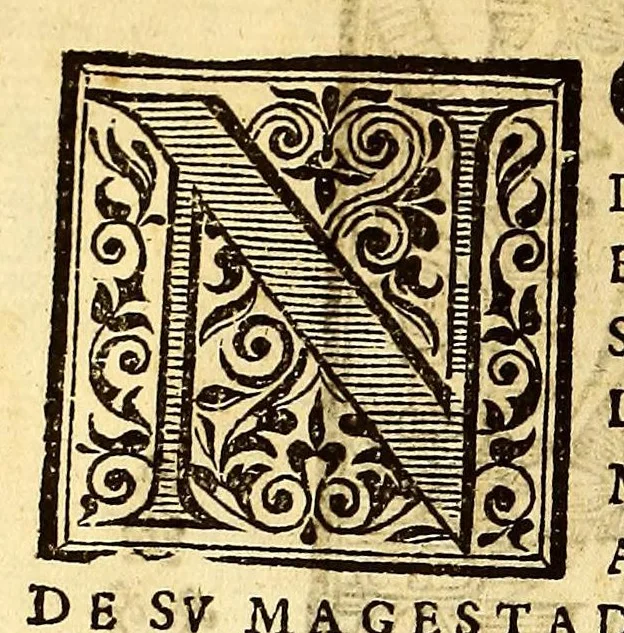 An illustration from Constitutiones huius insignis Collegij veteris Diuae Mariae omnium Sanctorum, 1646, leaf 8