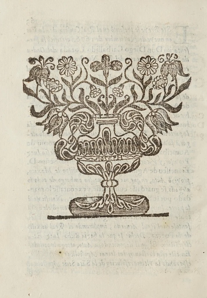 An illustration from Constitvciones de la Provincia de San Diego de México de los Menores Descalços de la mas estrecha observancia regular de N.S.P.S. Francisco en esta Nueva-España, 1698, leaf 364