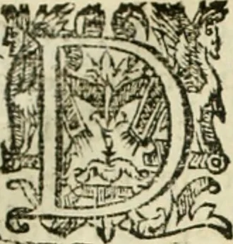 An illustration from Constitvciones synodales del obispado de Salamanca. Copiladas, hechas, y promulgadas por Pedro Carrillo de Acuña, en la Synodo, que se celebro en su Iglesia Cathedral de la dicha ciudad, el mes de abril de 1654, 1656, leaf 16