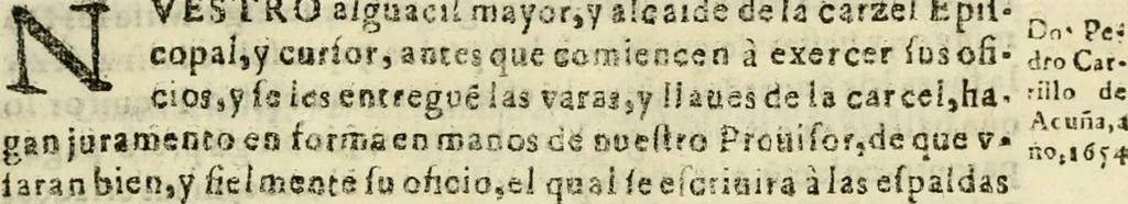 An illustration from Constitvciones synodales del obispado de Salamanca. Copiladas, hechas, y promulgadas por Pedro Carrillo de Acuña, en la Synodo, que se celebro en su Iglesia Cathedral de la dicha ciudad, el mes de abril de 1654, 1656, leaf 250