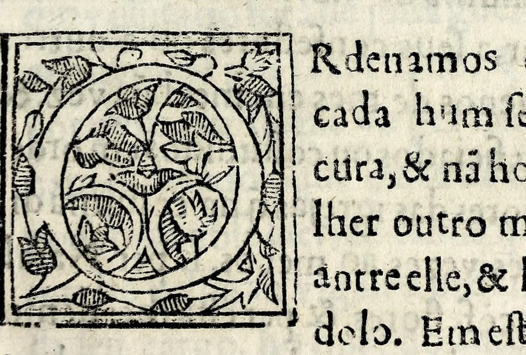 An illustration from Constitvicōes do arcebispado de Lisboa : assi as antigas como as extrauagantes primeyras & segundas, 1588, leaf 21