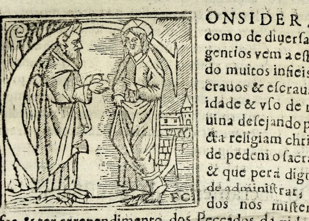 An illustration from Constitvicōes do arcebispado de Lisboa : assi as antigas como as extrauagantes primeyras & segundas, 1588, leaf 231