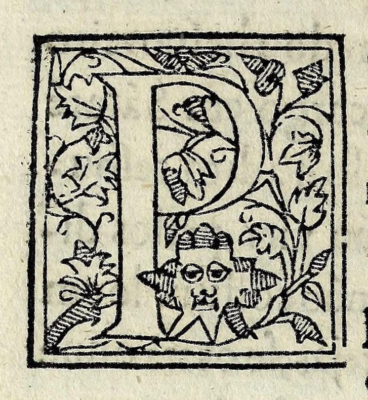 An illustration from Constitvicōes do arcebispado de Lisboa : assi as antigas como as extrauagantes primeyras & segundas, 1588, leaf 36