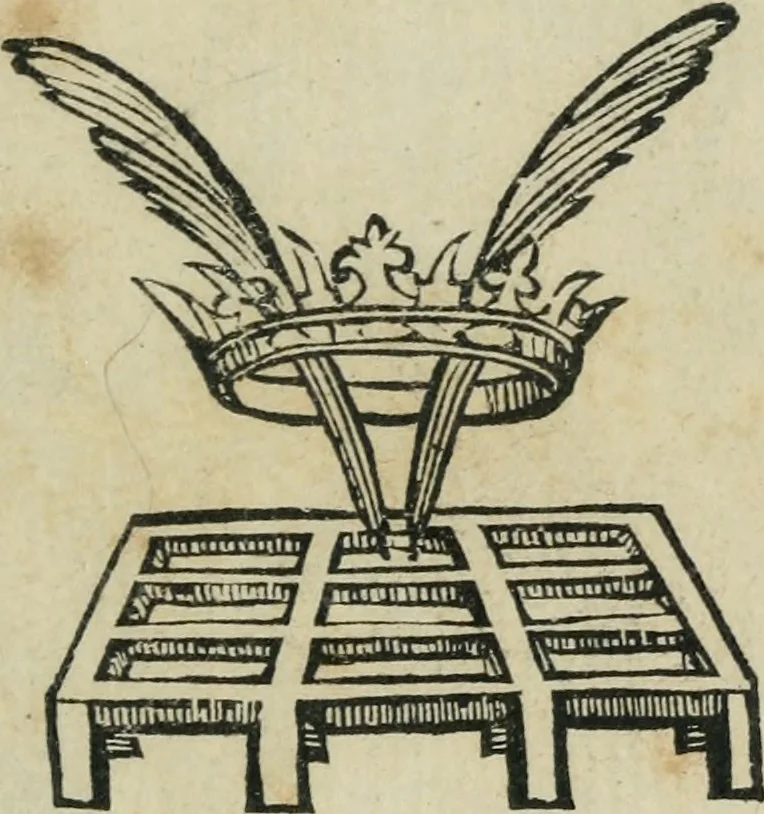 An illustration from Constitvtiones insignis, et cillegiatae ecclesiae Sancti Lavrentii Florent, 1617, leaf 6