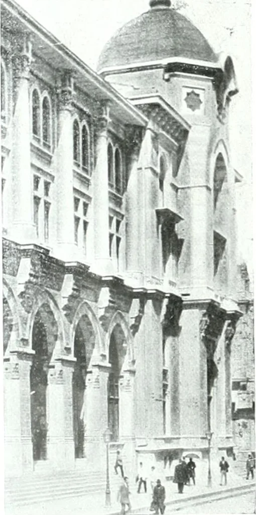 An illustration from Construction : a journal for the architectural engineering and contracting interests of Canada, 1913, leaf 105