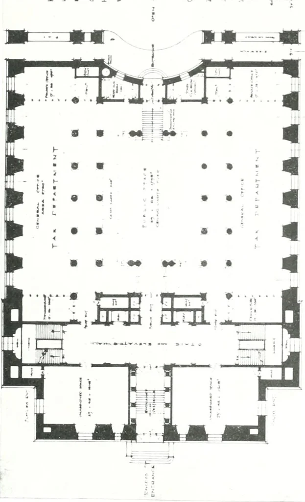 An illustration from Construction : a journal for the architectural engineering and contracting interests of Canada, 1913, leaf 152