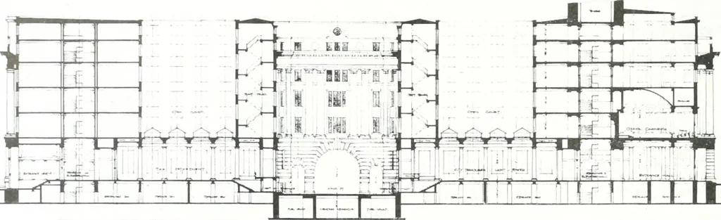 An illustration from Construction : a journal for the architectural engineering and contracting interests of Canada, 1913, leaf 153