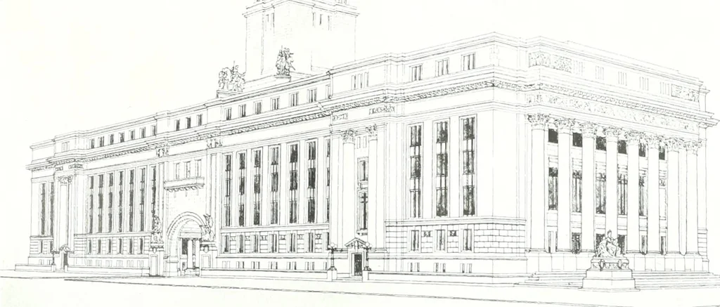 An illustration from Construction : a journal for the architectural engineering and contracting interests of Canada, 1913, leaf 158