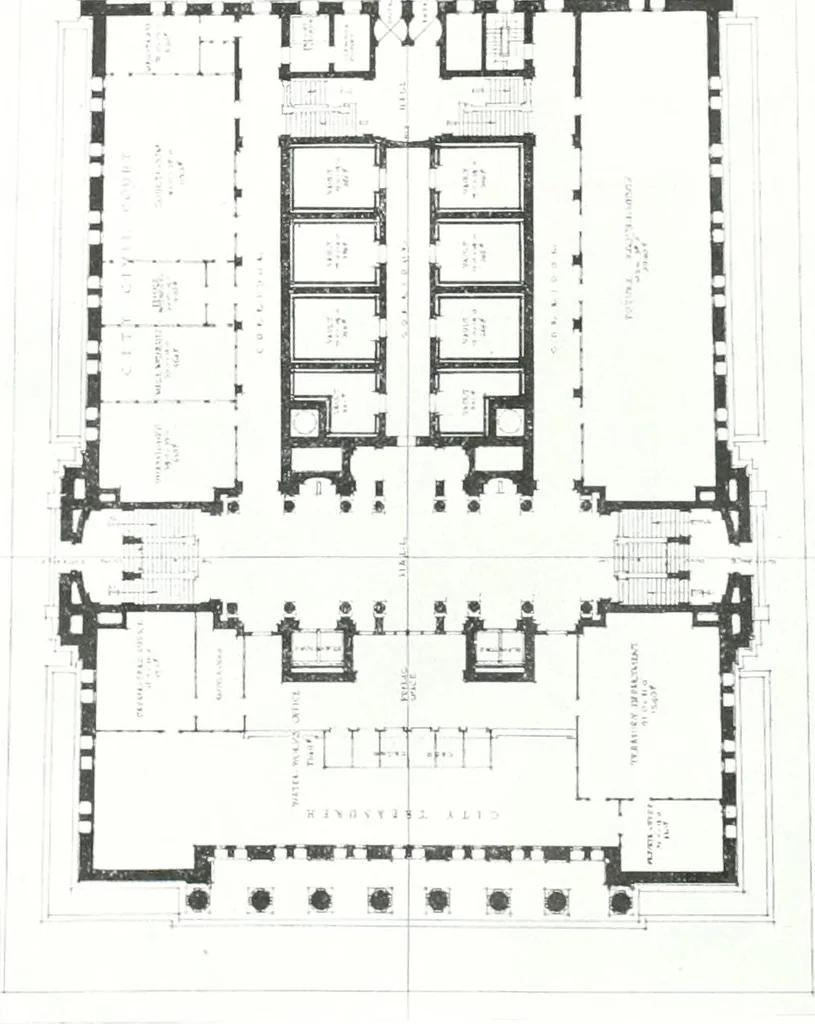 An illustration from Construction : a journal for the architectural engineering and contracting interests of Canada, 1913, leaf 159